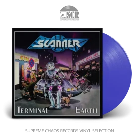 SCANNER · Terminal Earth | BLUE TRANSPARENT LP (Power Metal Vinyl)