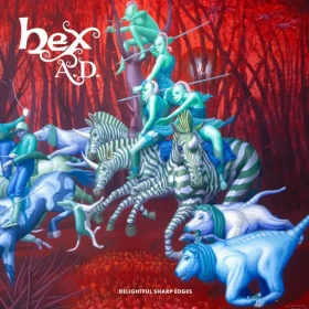 HEX A.D. · Delightful Sharp Edges | RED 2LP (Progressive Metal Vinyl) · Bild 1
