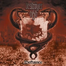 DESTRÖYER 666 · Defiance | GOLD/ORANGE LP (Thrash Metal/Black Metal Vinyl) · Bild 1