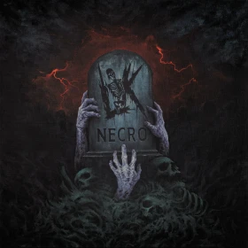LIK · Necro | TOMBSTONE GREY MARBLED LP (Death Metal Vinyl) · Bild 1
