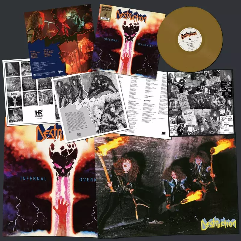 DESTRUCTION · Infernal Overkill | GOLD LP (Thrash Metal Vinyl) · Bild 2