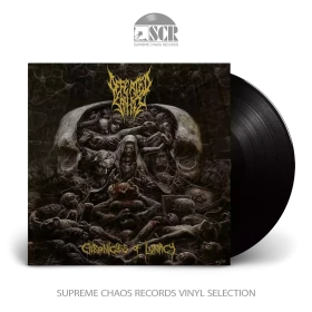 DEFEATED SANITY · Chronicles of Lunacy | BLACK LP (Death Metal/Grindcore Vinyl)