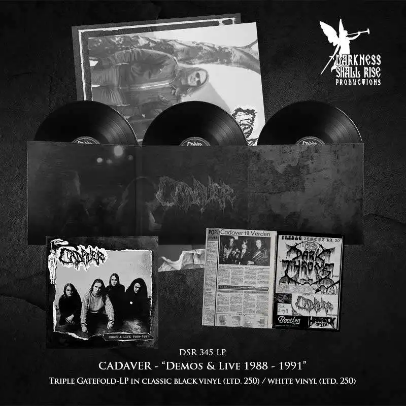 CADAVER · Demos & Live 1988-1991 | BLACK 3LP (Death Metal Vinyl) · Bild 3