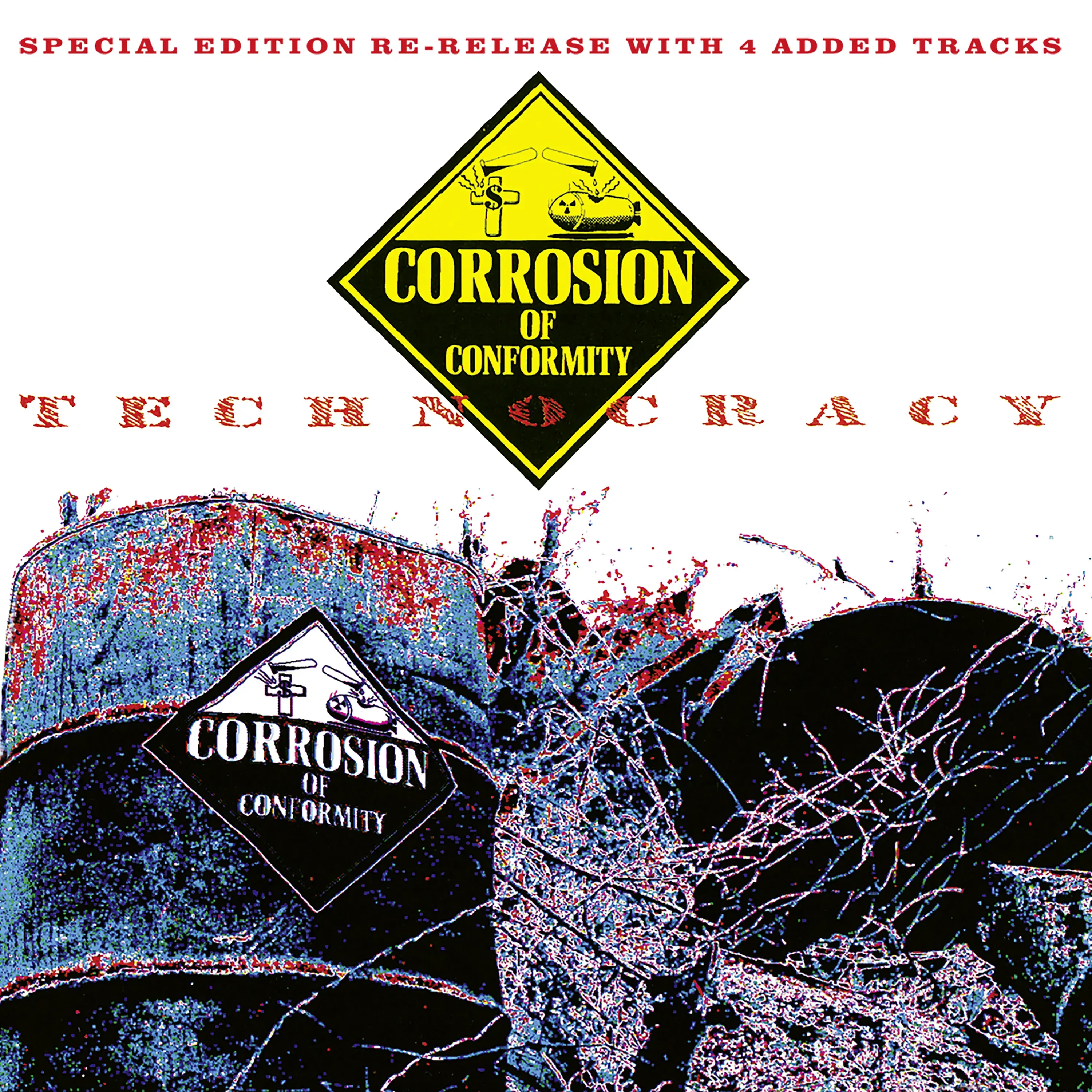 CORROSION OF CONFORMITY · Technocracy [RED/WHITE] | LP (Hardcore/Sludge Vinyl) · Bild 1