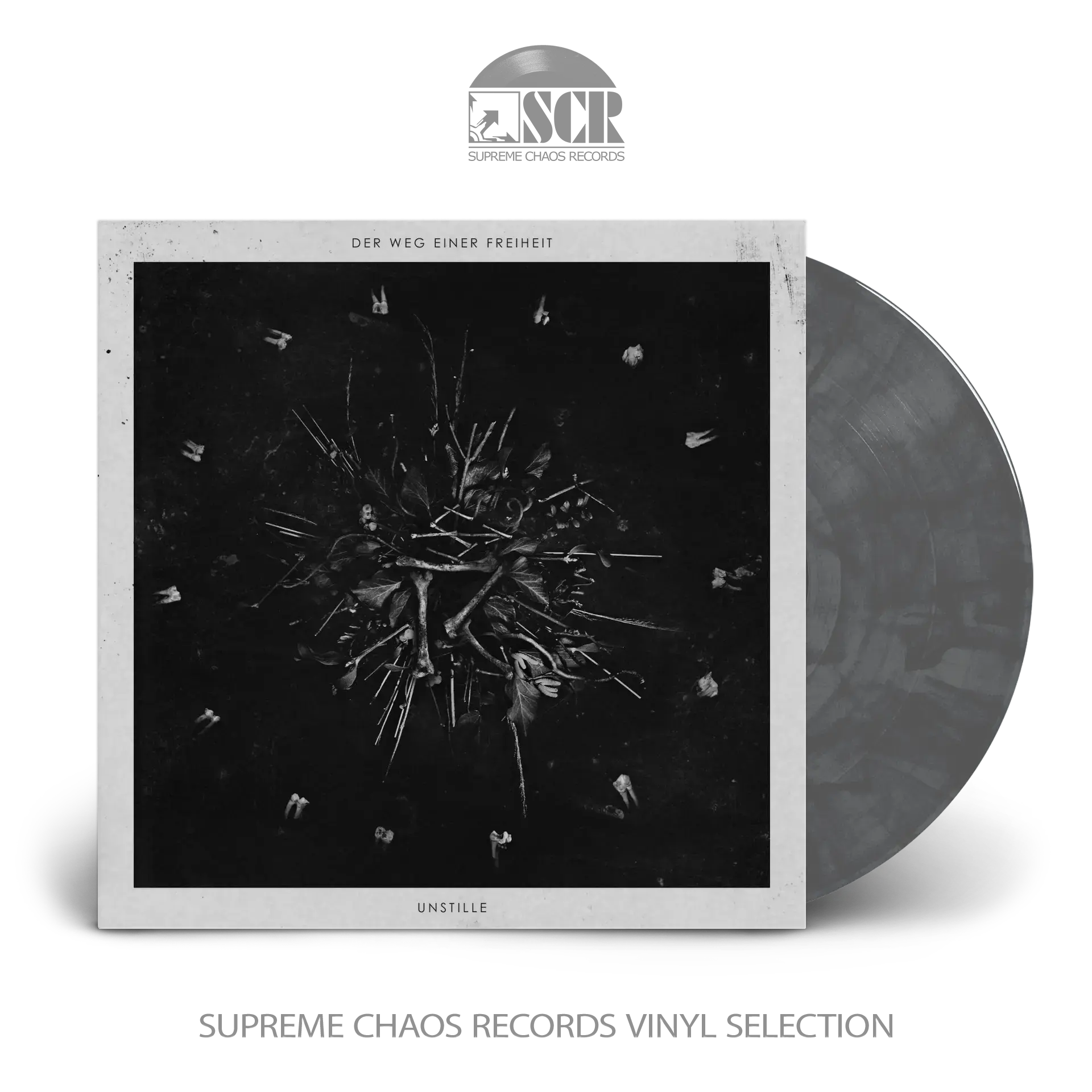 DER WEG EINER FREIHEIT · Unstille | SILVER/BLACK LP (Black Metal Vinyl)
