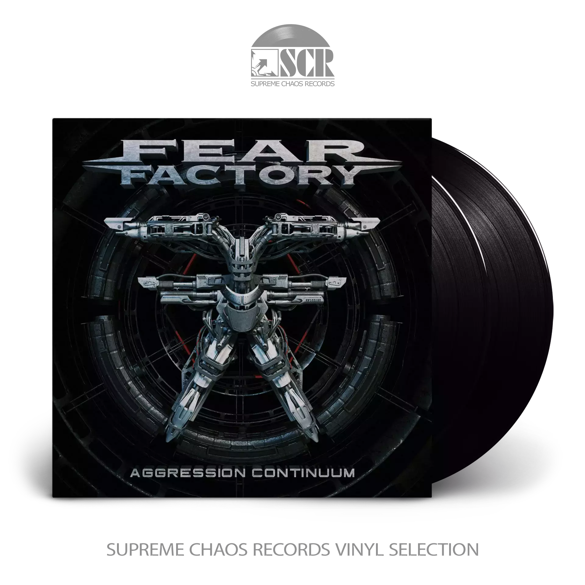 FEAR FACTORY · Aggression Continuum | BLACK 2LP (Industrial Metal Vinyl)
