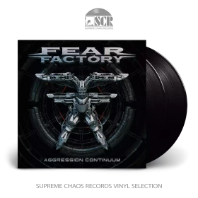 FEAR FACTORY · Aggression Continuum | BLACK 2LP (Industrial Metal Vinyl)
