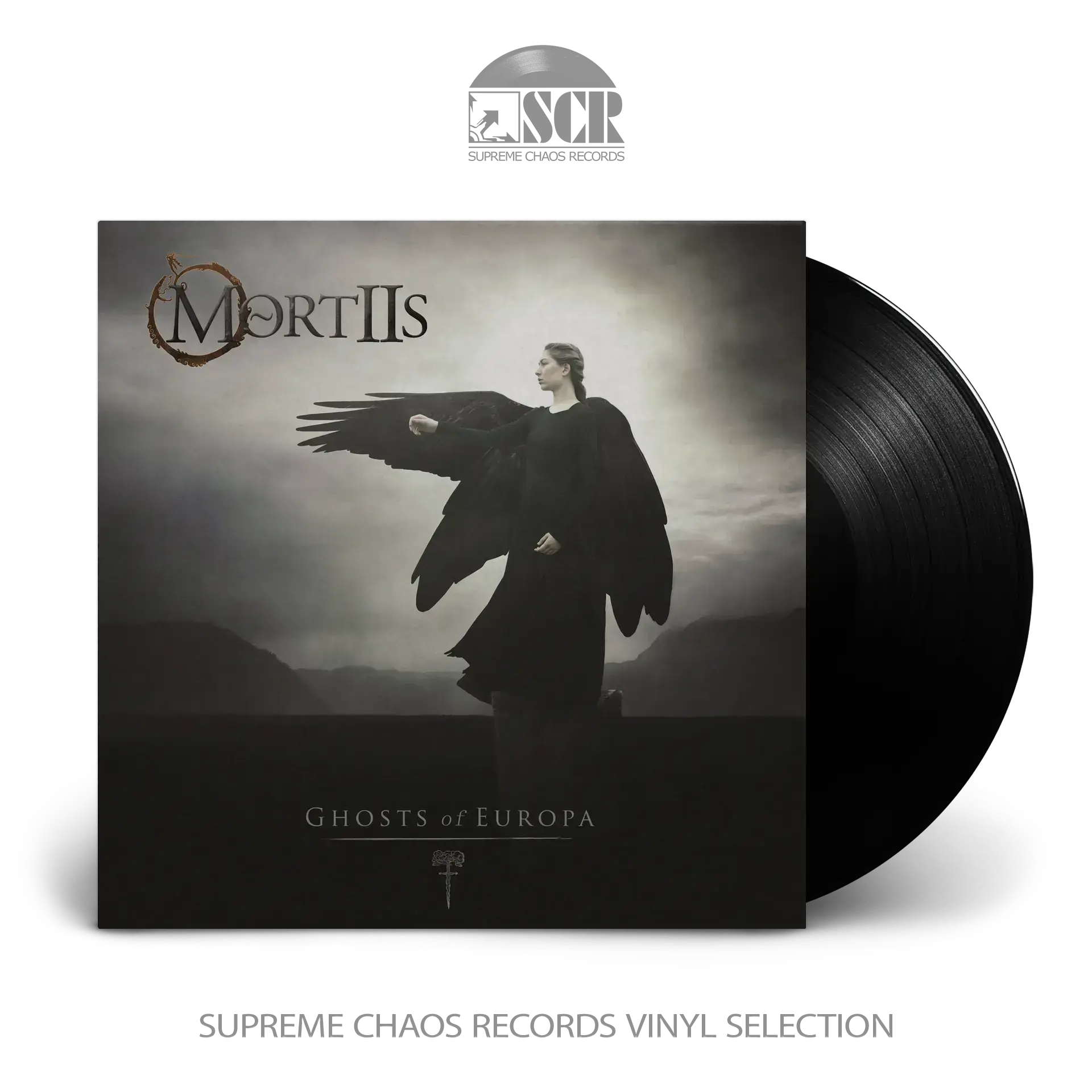 MORTIIS · Ghosts Of Europa | BLACK LP (Electronic/Industrial/Rock Vinyl)
