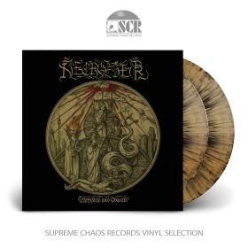 NECROFIER · Transcend Into Oblivion | GOLD/BLACK SPLATTER 2LP (Black Metal/Death Metal Vinyl)