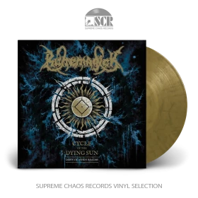 RUNEMAGICK · Cycle of the Dying Sun - Dawn of Ashen Realms | GOLD/BLACK MARBLED LP (Doom Metal/Death Metal Vinyl)