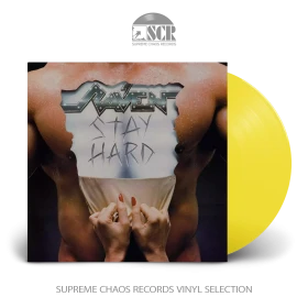RAVEN · Stay Hard | TRANSLUCENT YELLOW LP (Heavy Metal Vinyl)