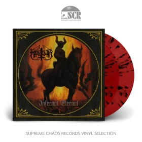 MARDUK · Infernal Eternal | RED/BLACK SPLATTER 2LP (Black Metal Vinyl)