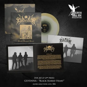 GEHENNA · Black Seared Heart | SILVER/GOLD LP (Black Metal Vinyl) · Bild 2
