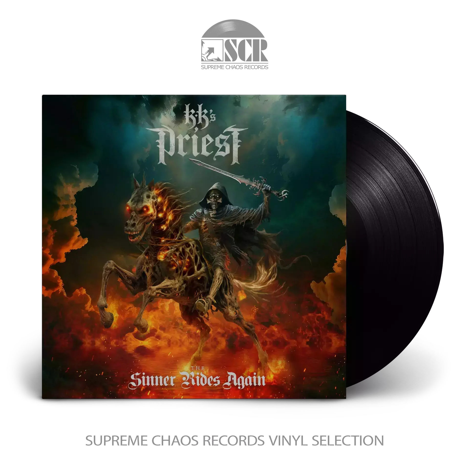 KK'S PRIEST · The Sinner Rides Again | BLACK LP (Heavy Metal Vinyl)
