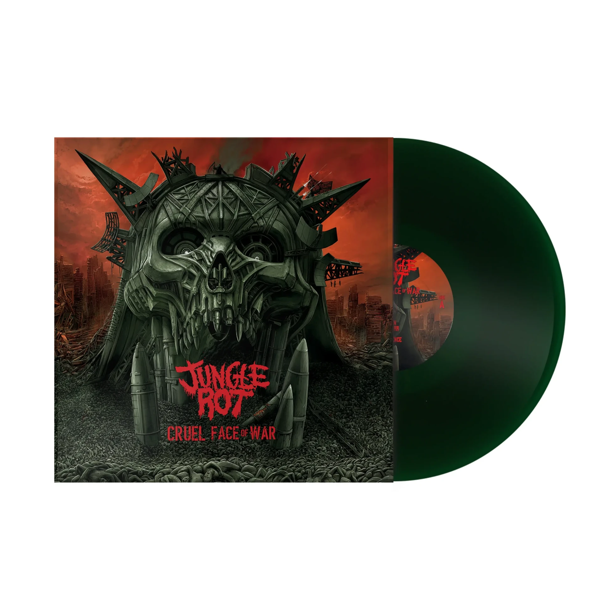 JUNGLE ROT · Cruel Face Of War | JUNGLE GREEN LP (Death Metal Vinyl) · Bild 2