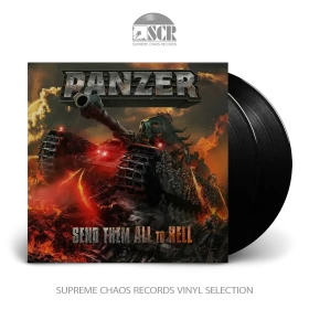 THE GERMAN PANZER · Send Them All To Hell | BLACK 2LP (Thrash Metal Vinyl)