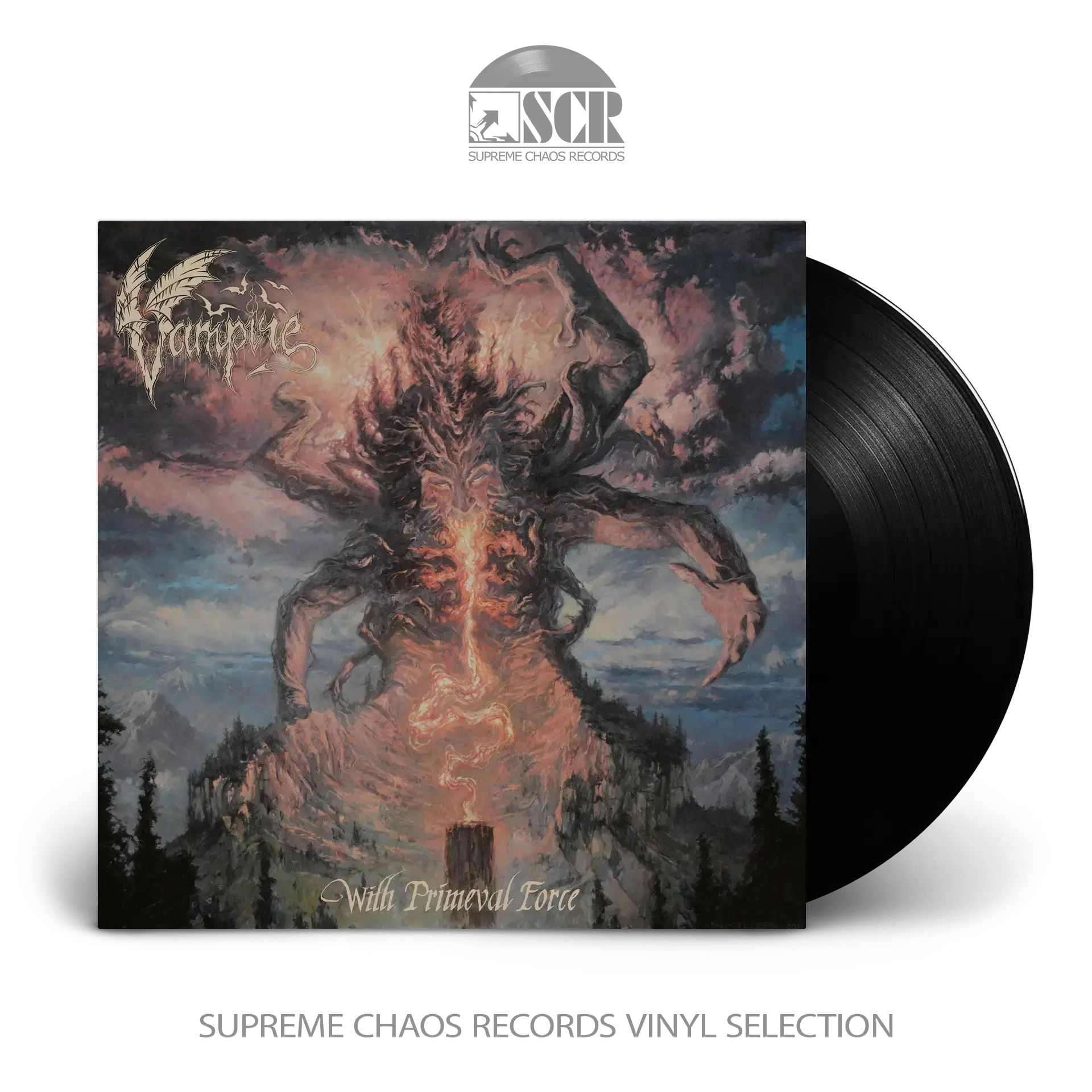 VAMPIRE · With Primeval Force | DELUXE BLACK LP (Death Metal/Thrash Metal Vinyl)