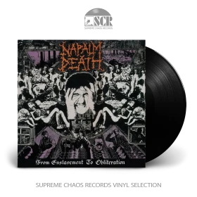 NAPALM DEATH · From Enslavement To Obliteration (FDR Remaster) | BLACK LP (Grindcore/Death Metal Vinyl)