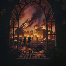 SOLACE · Fading Failing Ruin | VIOLET/ORANGE MARBLED 2LP (Doom Metal Vinyl) · Bild 1