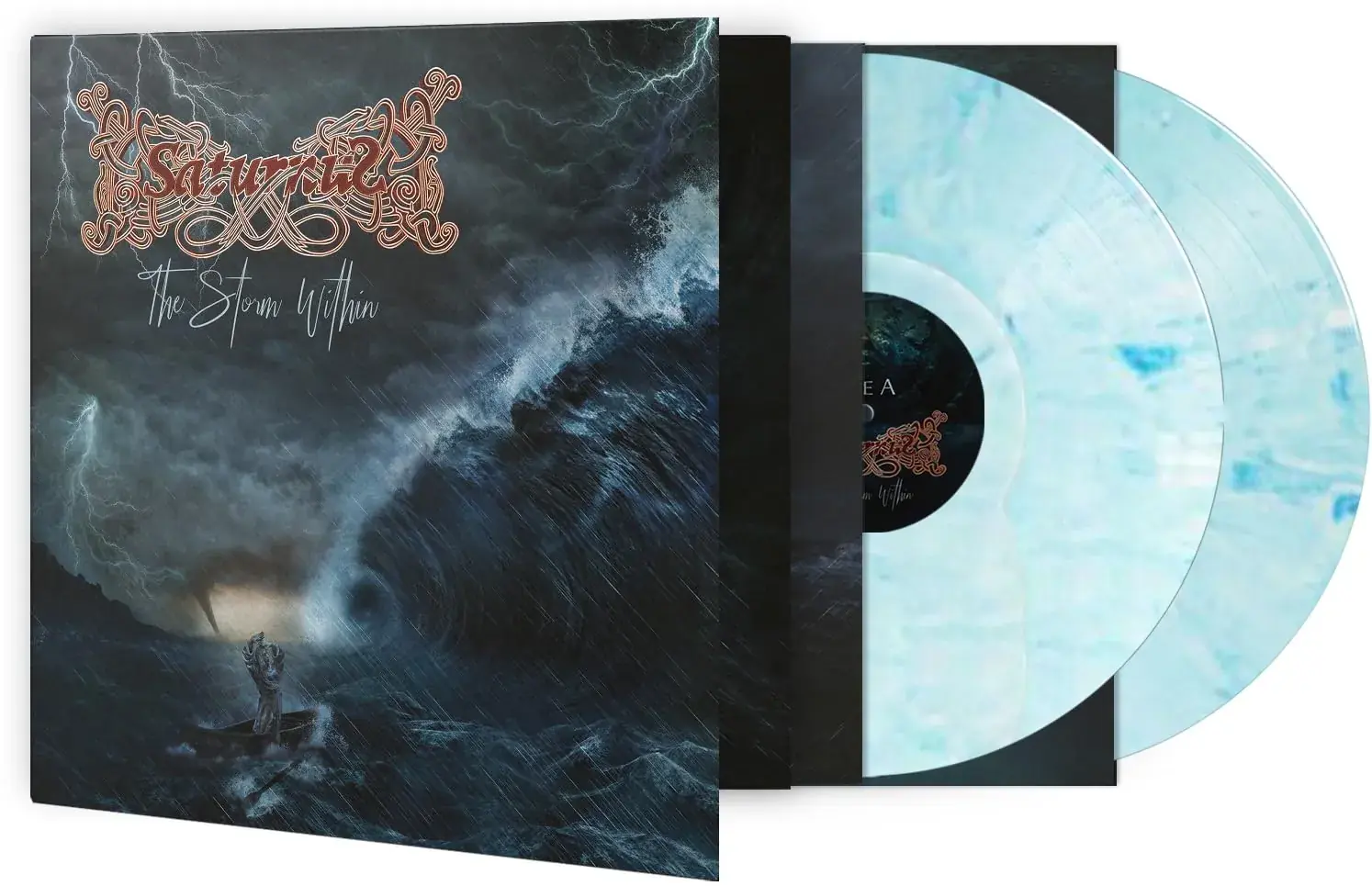 SATURNUS · The Storm Within | WHITE/BLUE 2LP (Doom Metal/Death Metal Vinyl) · Bild 2