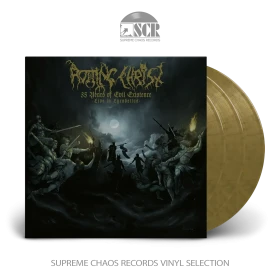 ROTTING CHRIST · 35 Years Of Evil Existence - Live In Lycabettus | GOLD/BLACK 3LP (Death Metal/Black Metal Vinyl)