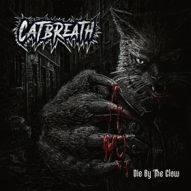 PHANTOM CORPORATION / CATBREATH · Commando / Die By The Claw | ORANGE/BLACK/RED SPLATTER LP (Thrash Metal/Death Metal Vinyl) · Bild 2