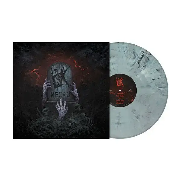LIK · Necro | TOMBSTONE GREY MARBLED LP (Death Metal Vinyl) · Bild 2