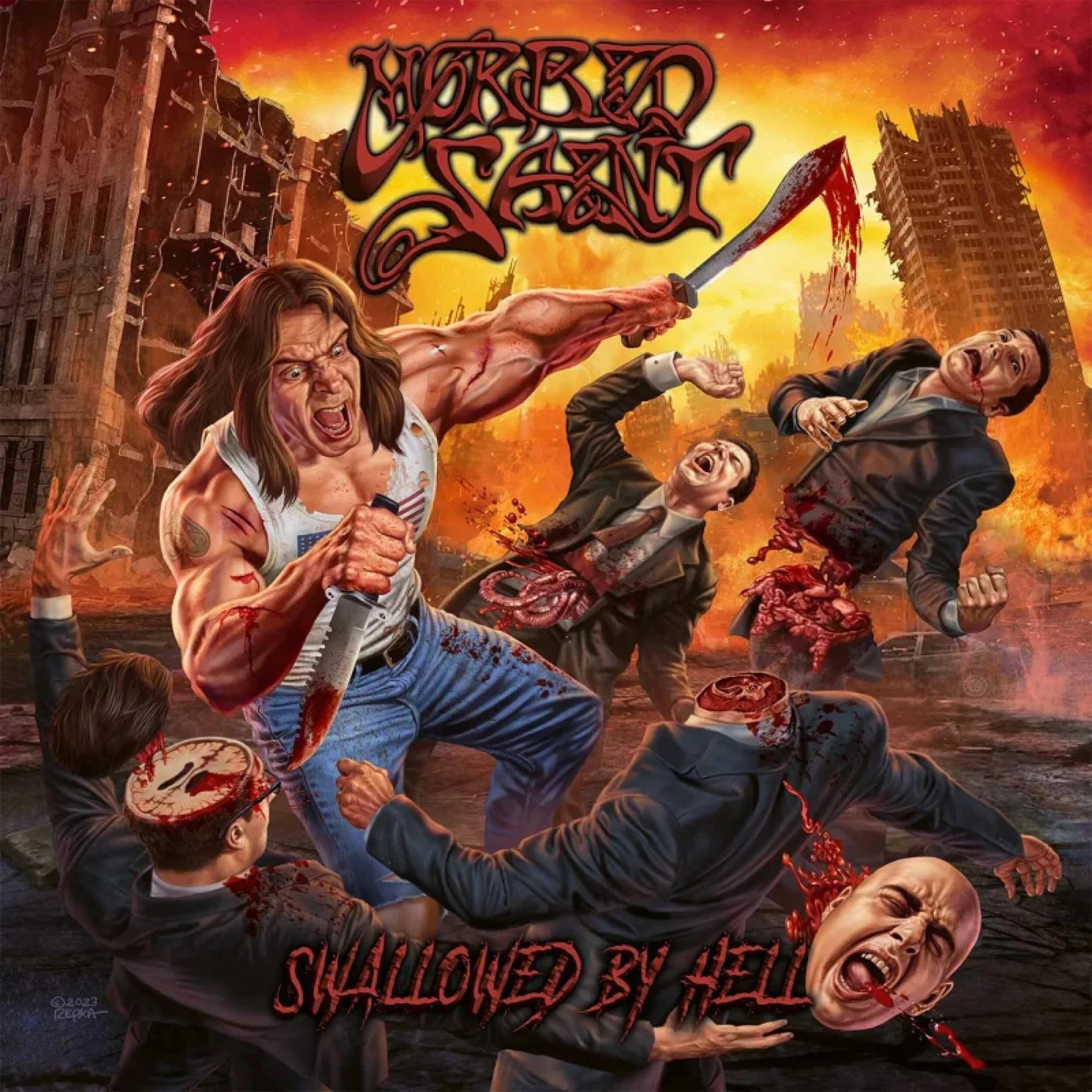 MORBID SAINT · Swallowed By Hell | YELLOW LP (Thrash Metal Vinyl) · Bild 1