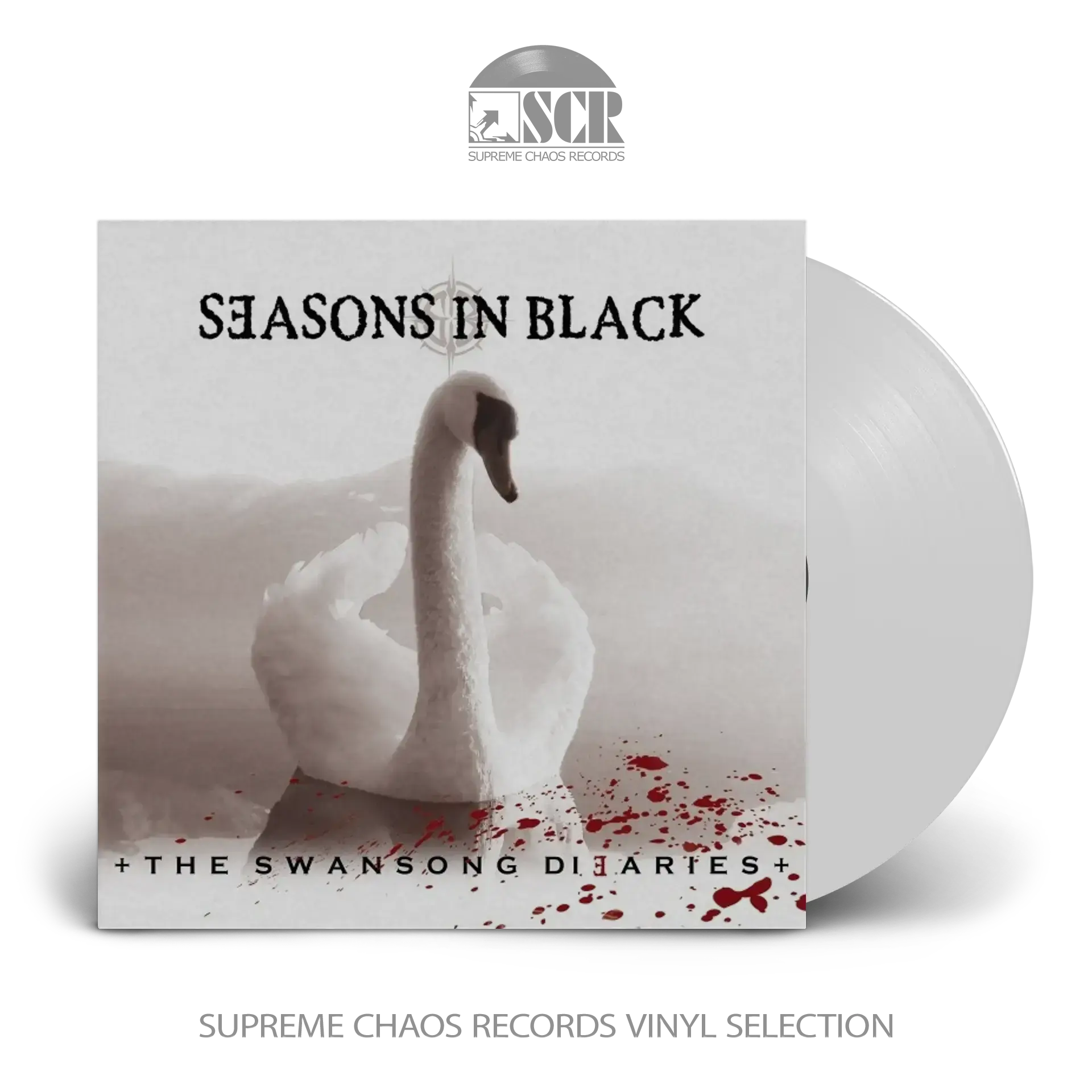 SEASONS IN BLACK · The Swansong Diearies (Re-Release) | WHITE LP (Doom Metal Vinyl)
