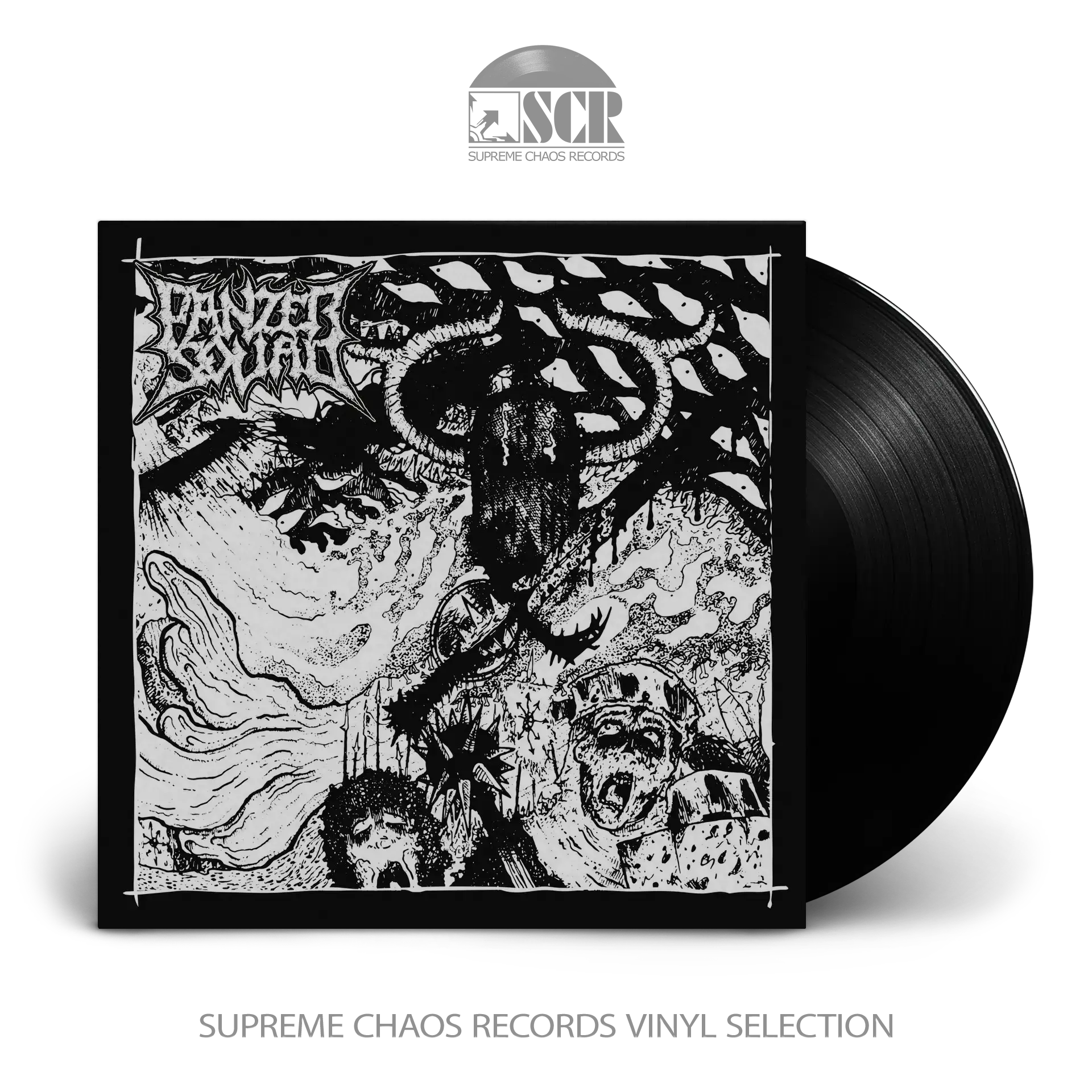 PANZER SQUAD · Panzer Squad | BLACK 7" EP (Death Metal Vinyl)