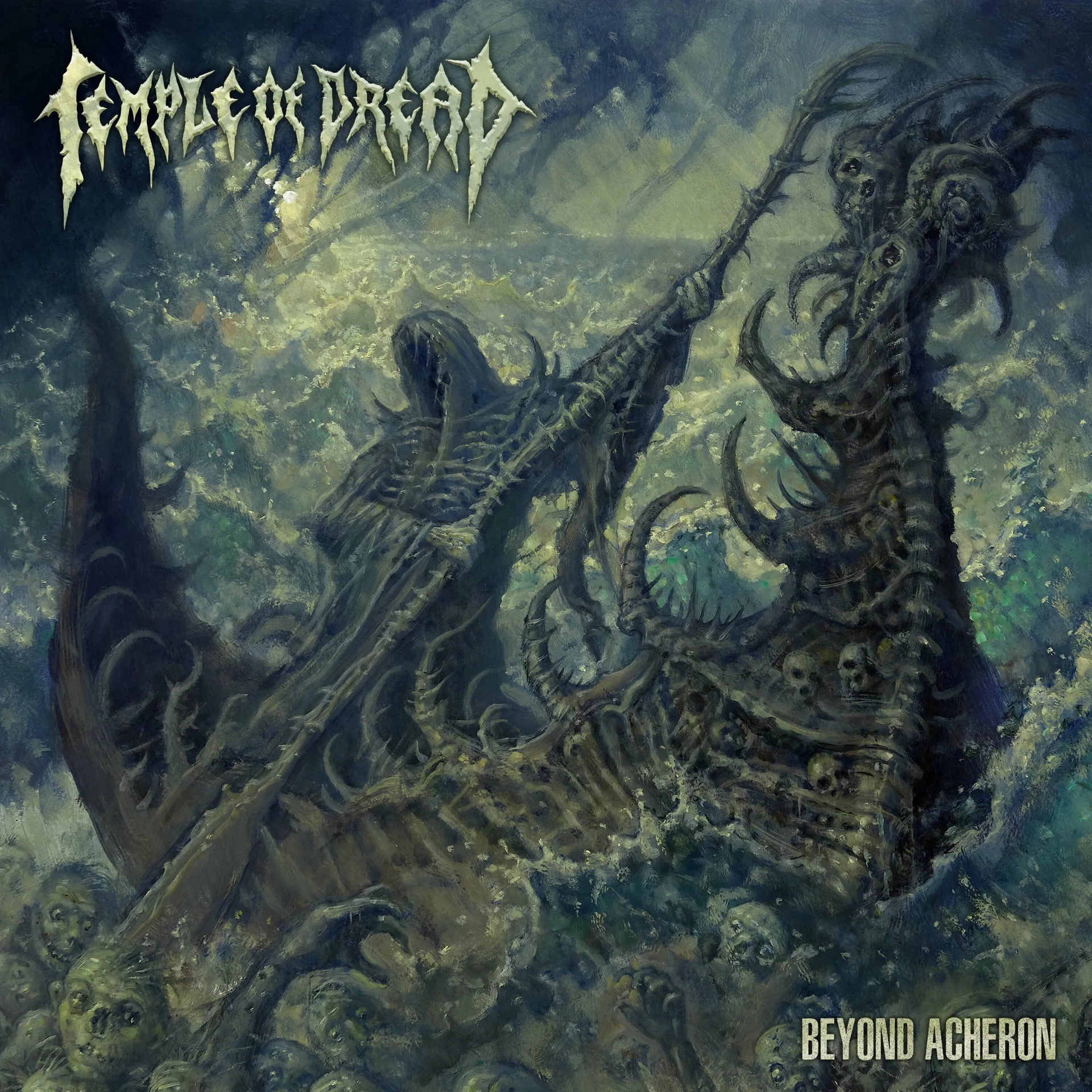 TEMPLE OF DREAD · Beyond Acheron (Re-Release) | TURQUOISE/BLACK LP (Death Metal Vinyl) · Bild 2