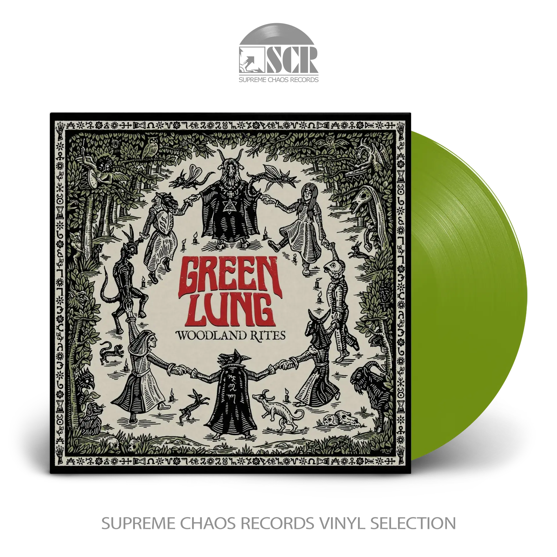 GREEN LUNG · Woodland Rites | OLIVE LP (Stoner Rock/Doom Metal Vinyl)