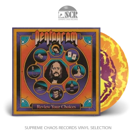 PENTAGRAM · Review Your Choices (Re-Release 2024) | YELLOW/ORANGE/PURPLE MERGE LP (Doom Metal Vinyl)