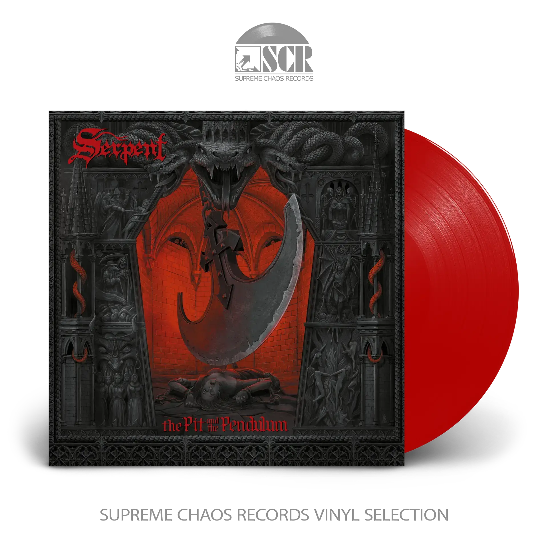 SERPENT · The Pit and the Pendulum | RED LP (Melodic Death Metal Vinyl)