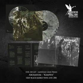 ARCKANUM · Kampen (Re-Release) | GREY MARBLED 2LP (Black Metal Vinyl) · Bild 2