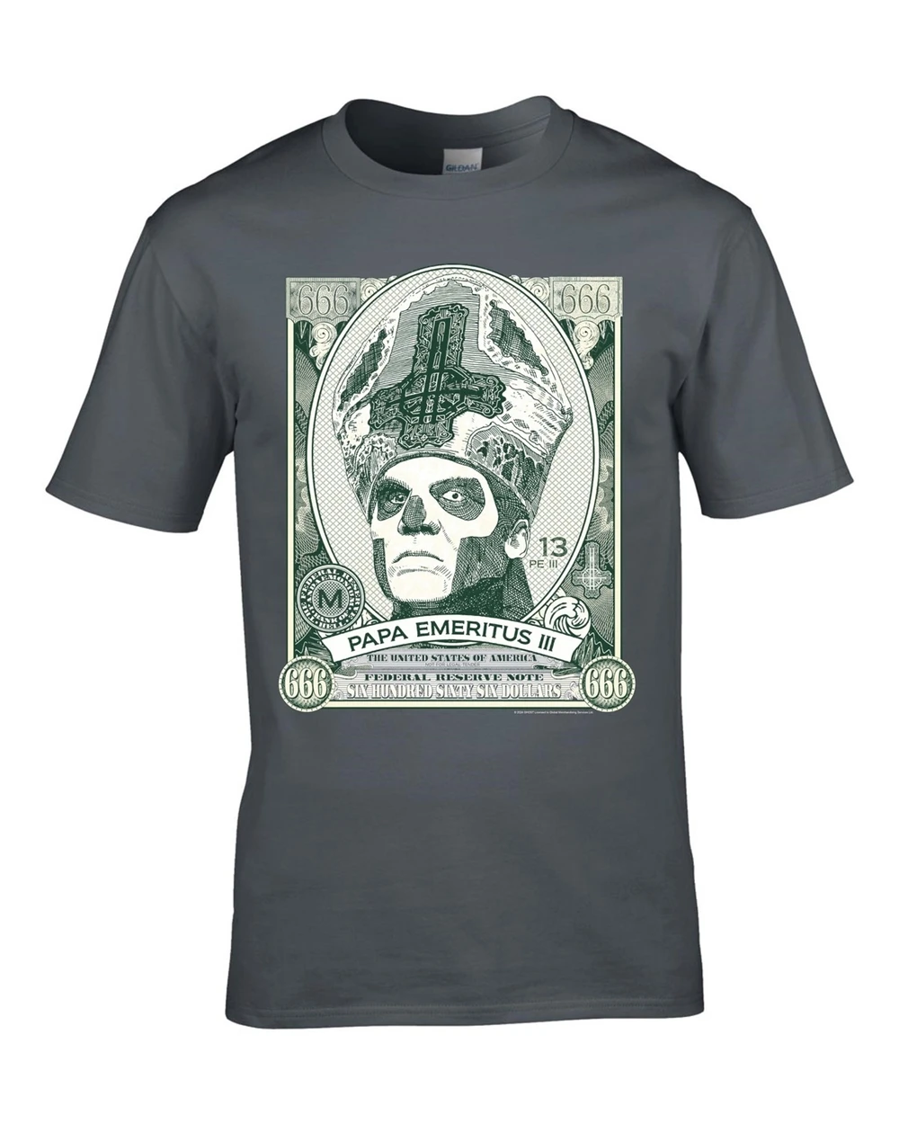 GHOST · Papa Emetirus III | T-SHIRT (Hardrock Clothes)