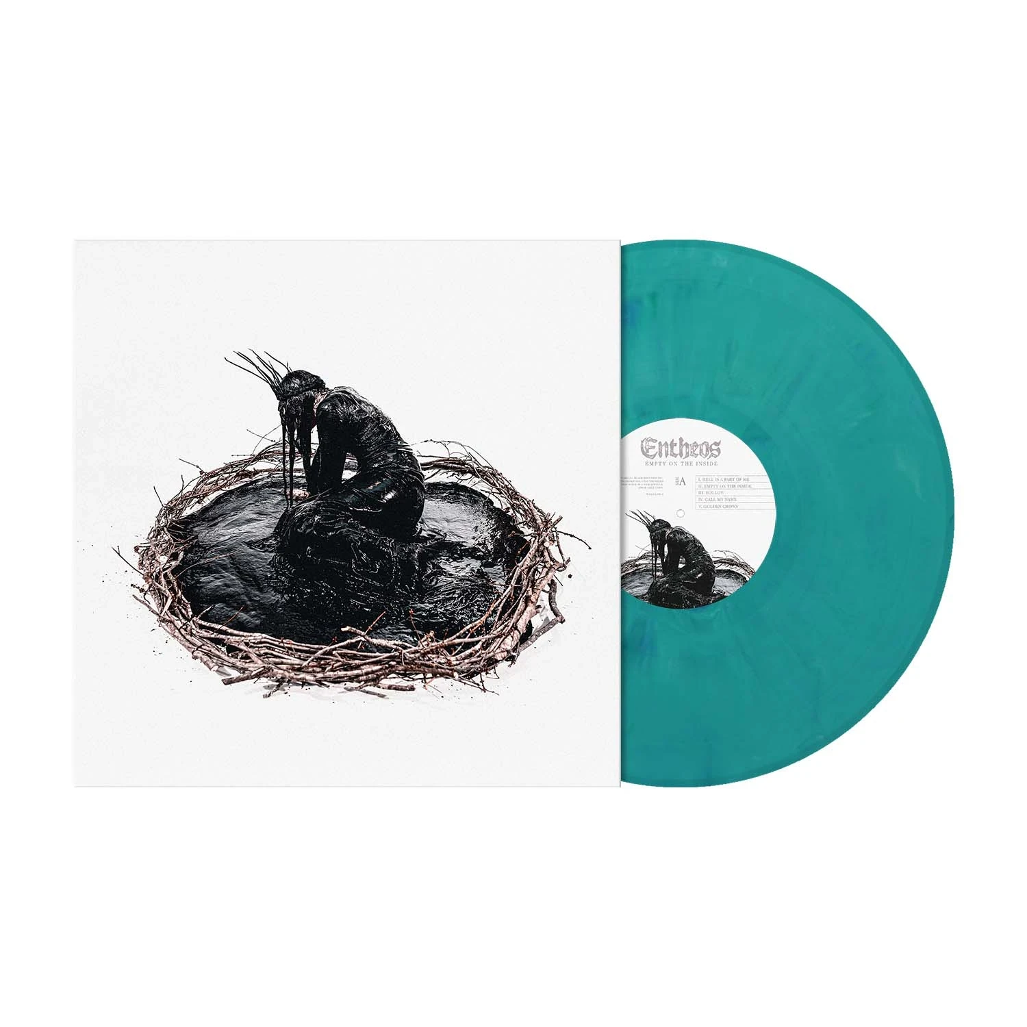 ENTHEOS - Empty on the Inside [GREEN/BLUE MARBLED LP] (Progressive Metal/Death Metal Vinyl) · Bild 2