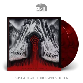 FEN · Monuments to Absence | RED/BLACK MARBLED 2LP (Post Metal/Black Metal Vinyl)
