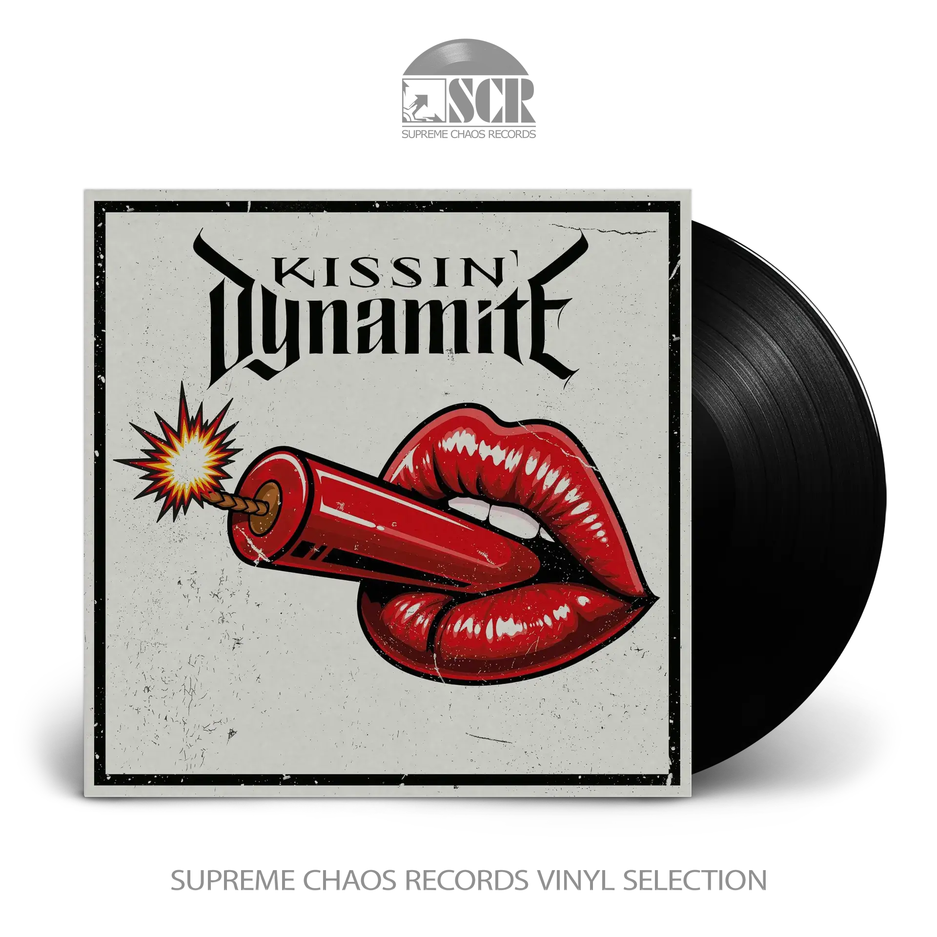 KISSIN' DYNAMITE · Kissin Dynamite | BLACK LP (Hard Rock Vinyl)