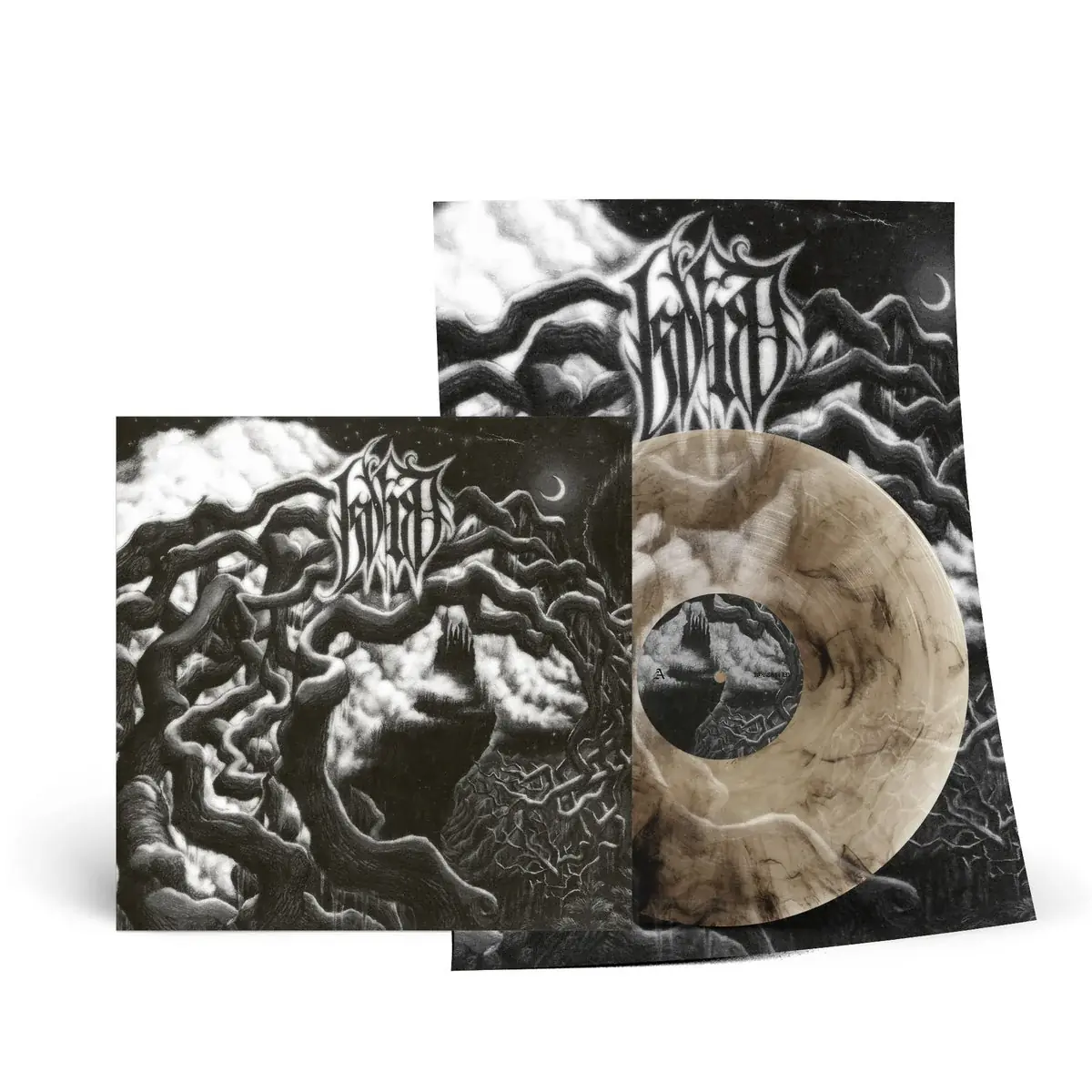 ISVIND · Dark Waters Stir | CLEAR/BLACK MARBLED LP (Black Metal Vinyl) · Bild 2