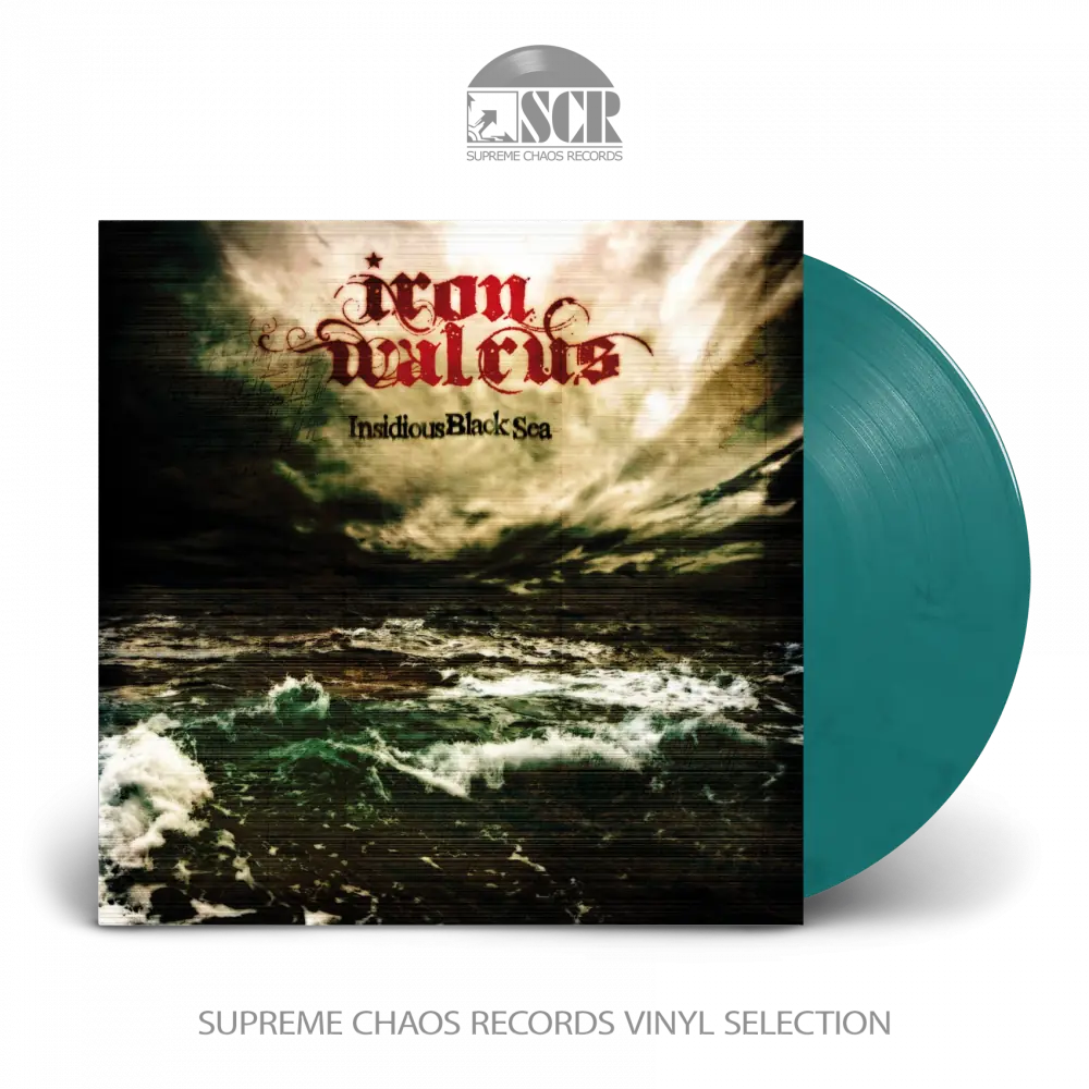 IRON WALRUS · Insidious Black Sea | CLEAR/BLUE LP (Sludge Vinyl)