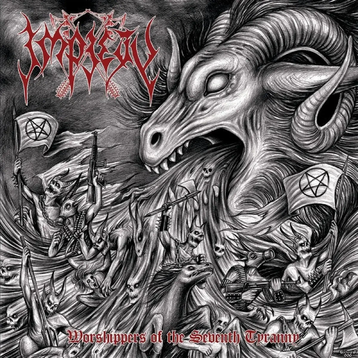 IMPIETY · Worshippers Of The Seventh Tyranny | CD (Black Metal/Thrash Metal CDs)