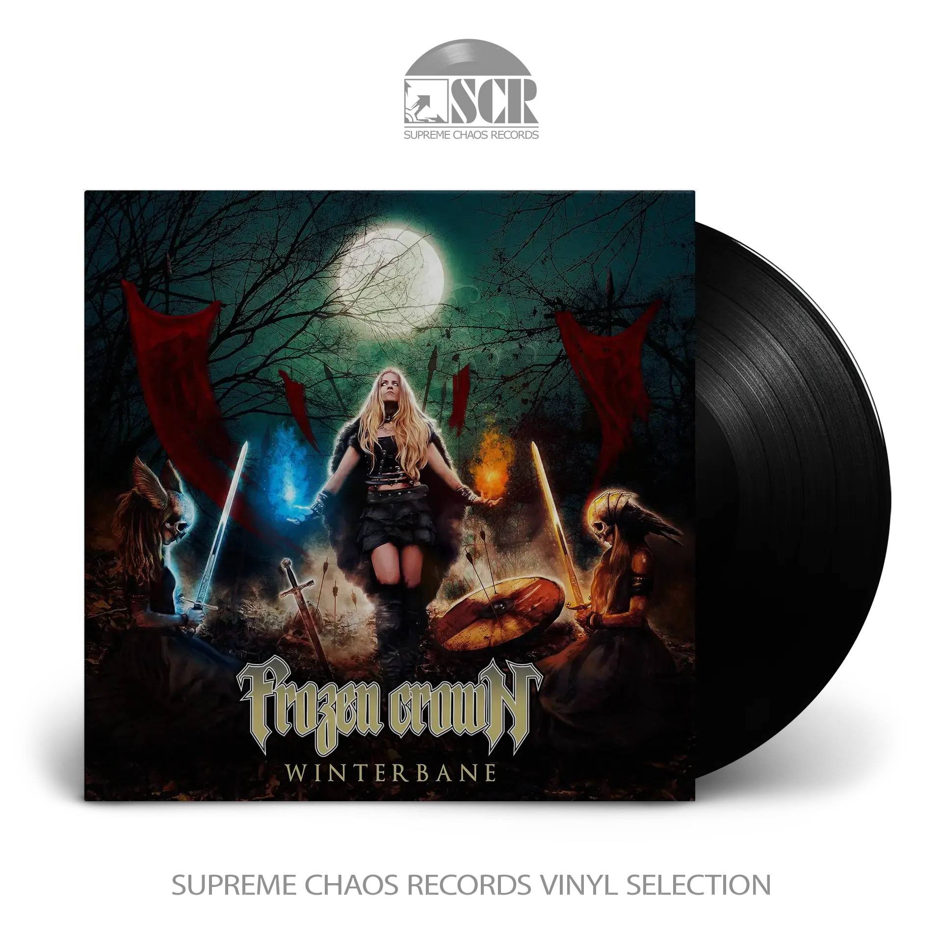 FROZEN CROWN · Winterbane | BLACK LP (Power Metal Vinyl)