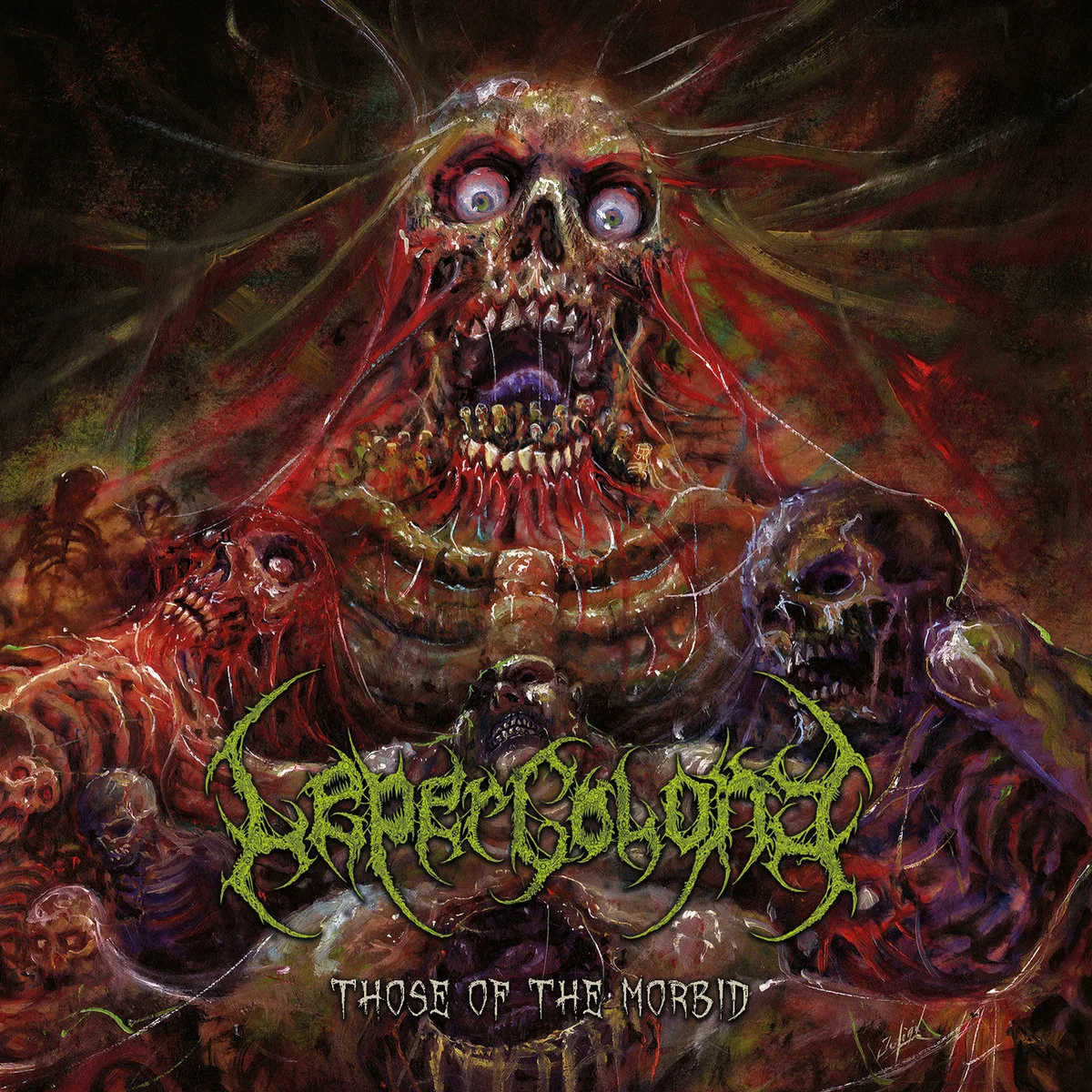 LEPER COLONY · Those Of The Morbid | CLEAR/GREEN/BLACK LP (Death Metal Vinyl) · Bild 1
