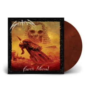 SATAN · Earth Infernal | COPPER BROWN LP (Heavy Metal Vinyl)