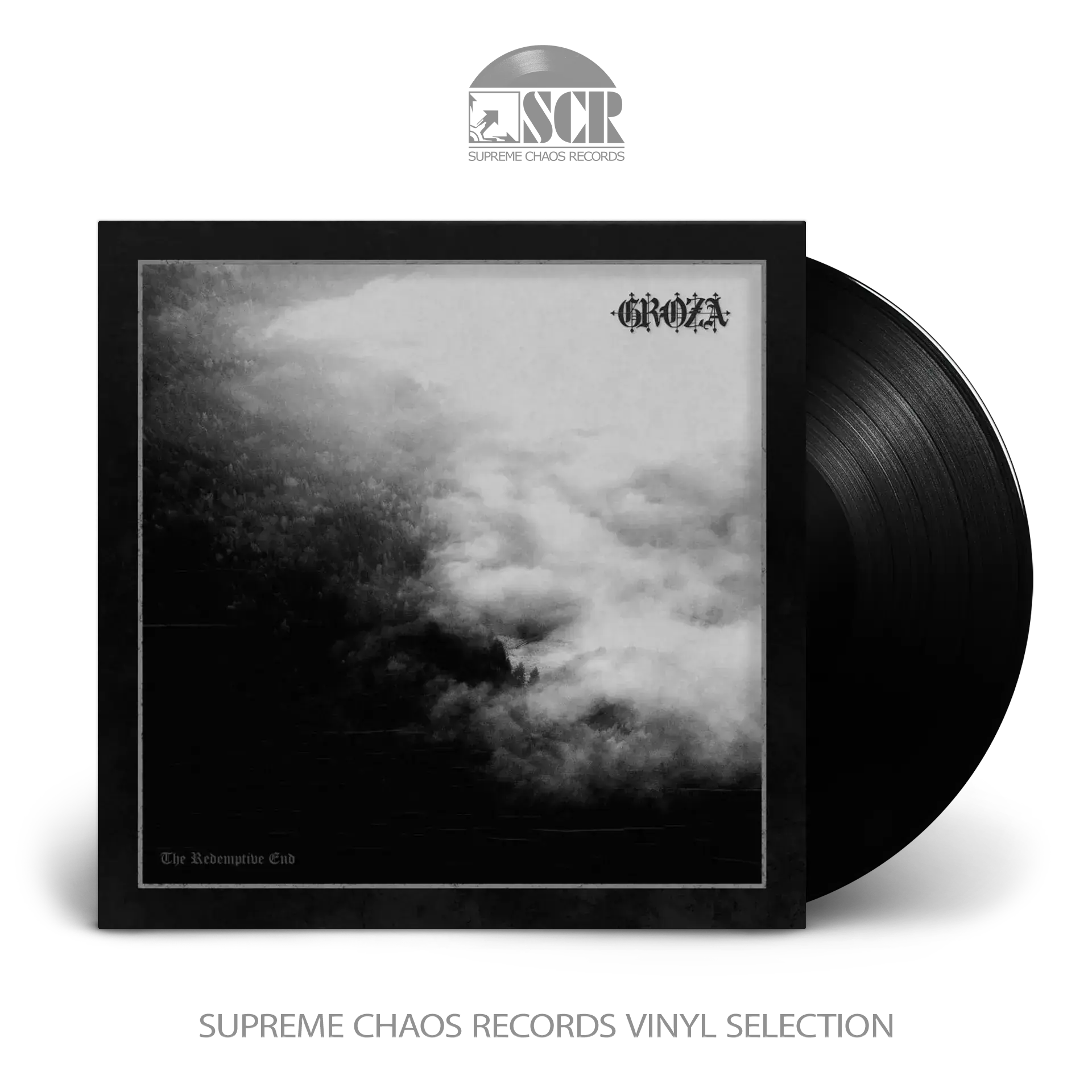 GROZA · The Redemptive End | BLACK LP (Black Metal Vinyl)