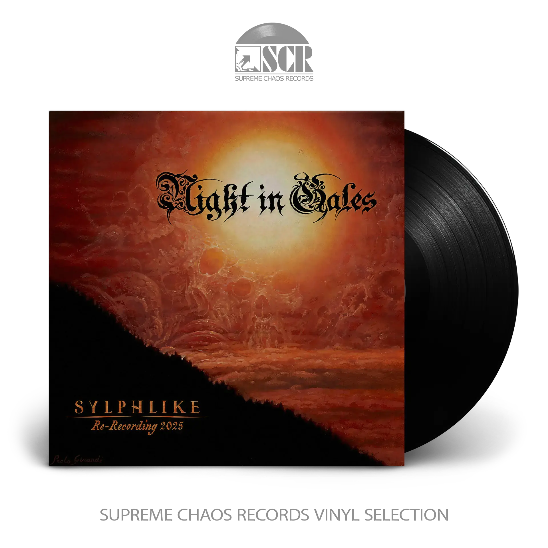 NIGHT IN GALES · Sylphlike (Re-Recorded) | BLACK LP (Melodic Death Metal Vinyl)