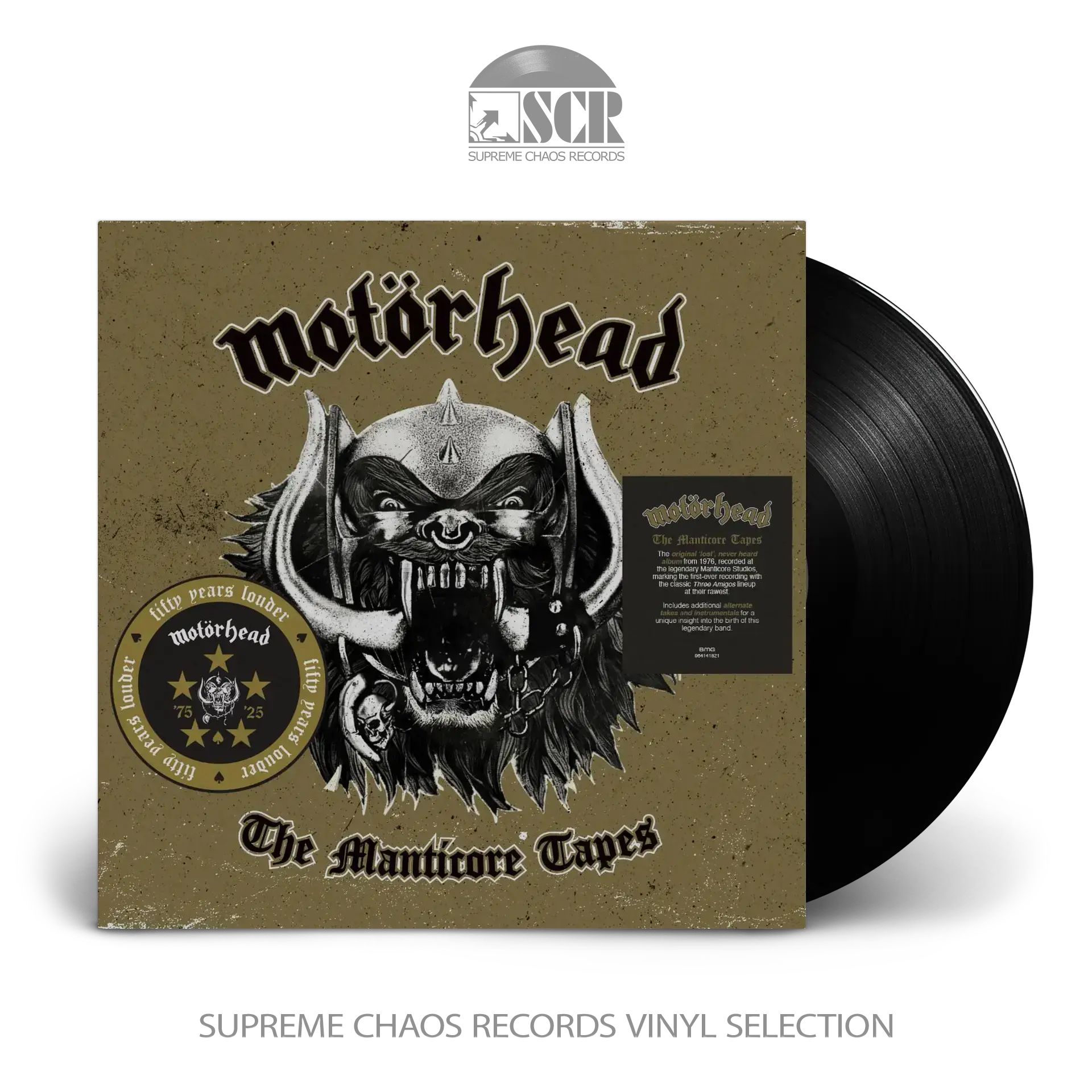 MOTÖRHEAD - The Manticore Tapes · BLACK LP