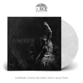 GAEREA · Unsettling Whispers | CLEAR/WHITE LP (Black Metal Vinyl)