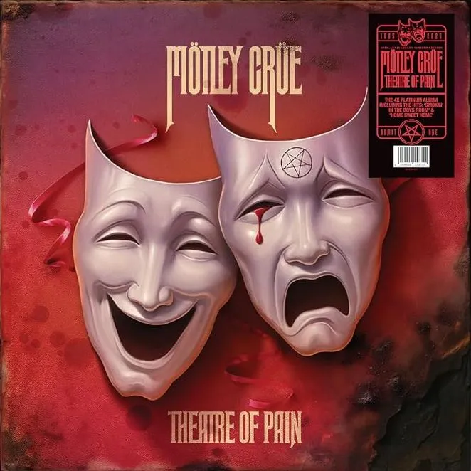 MÖTLEY CRÜE · Theatre Of Pain (40th Anniversary) | RED WAVE LP (Hard Rock Vinyl) · Bild 1